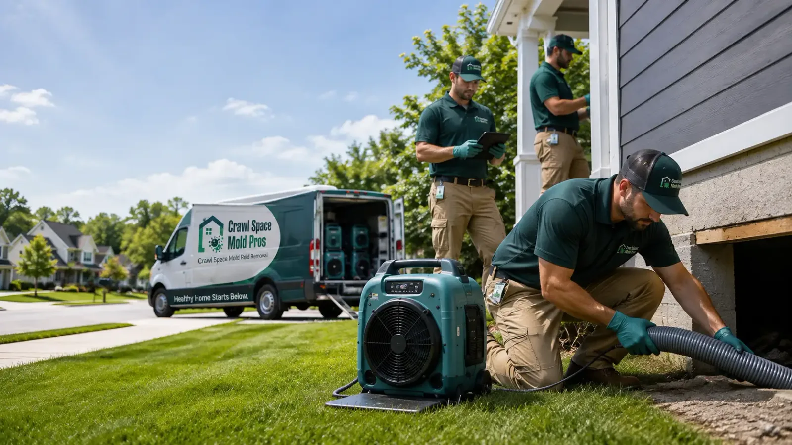 Crawl Space Mold Removal in Hewitt, NJ
